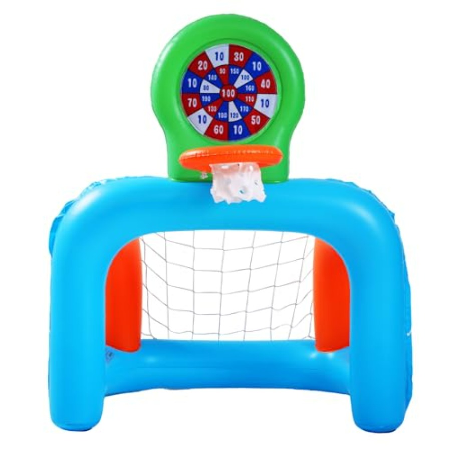 Outdoor Sports Center - Inflatable Toddler Sports Center 3-in-1 Basketball