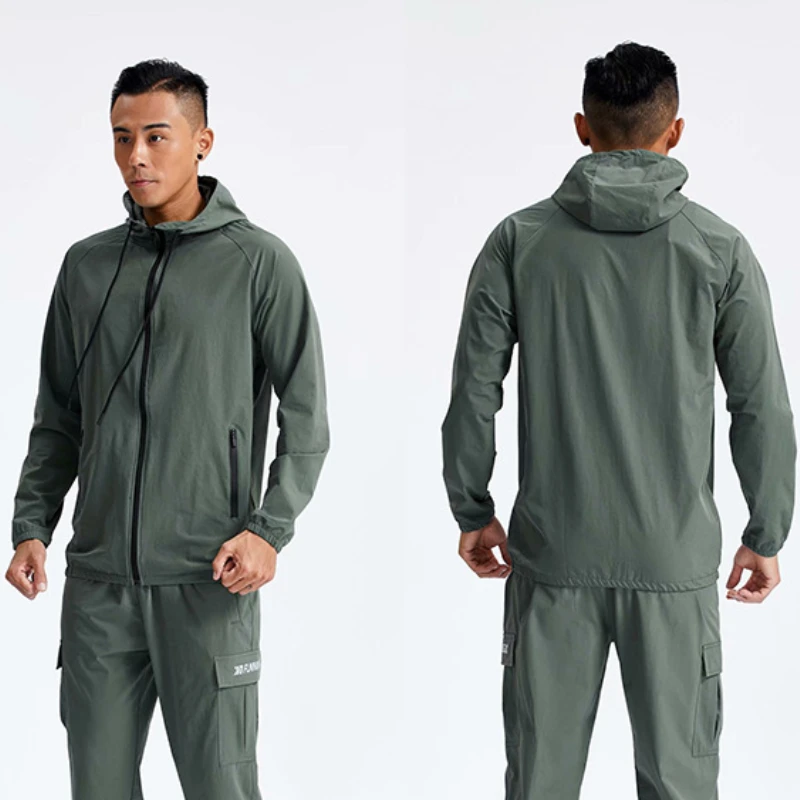 Outdoor Sport Hoodie - Men Fitness Sportswear Gym Training Long