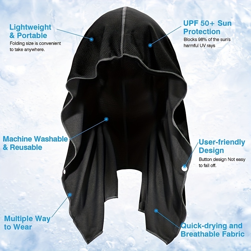 Cooling Hoodie Towel Beach Cam - Outdoor Sport Hoodie recensie en prijs