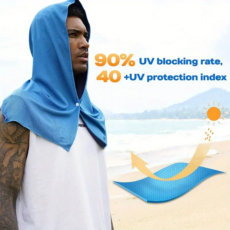 Cooling Hoodie Towel Beach Cam - Outdoor Sport Hoodie recensie en prijs