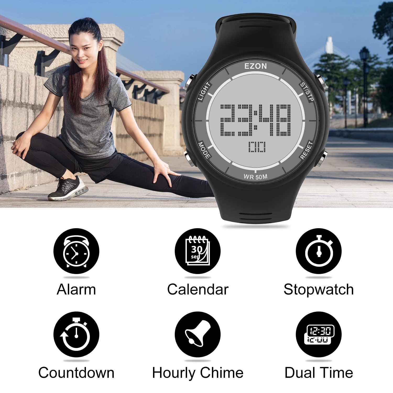 EZON New Fashion Woman Digital - Outdoor Sport Lights recensie en prijs