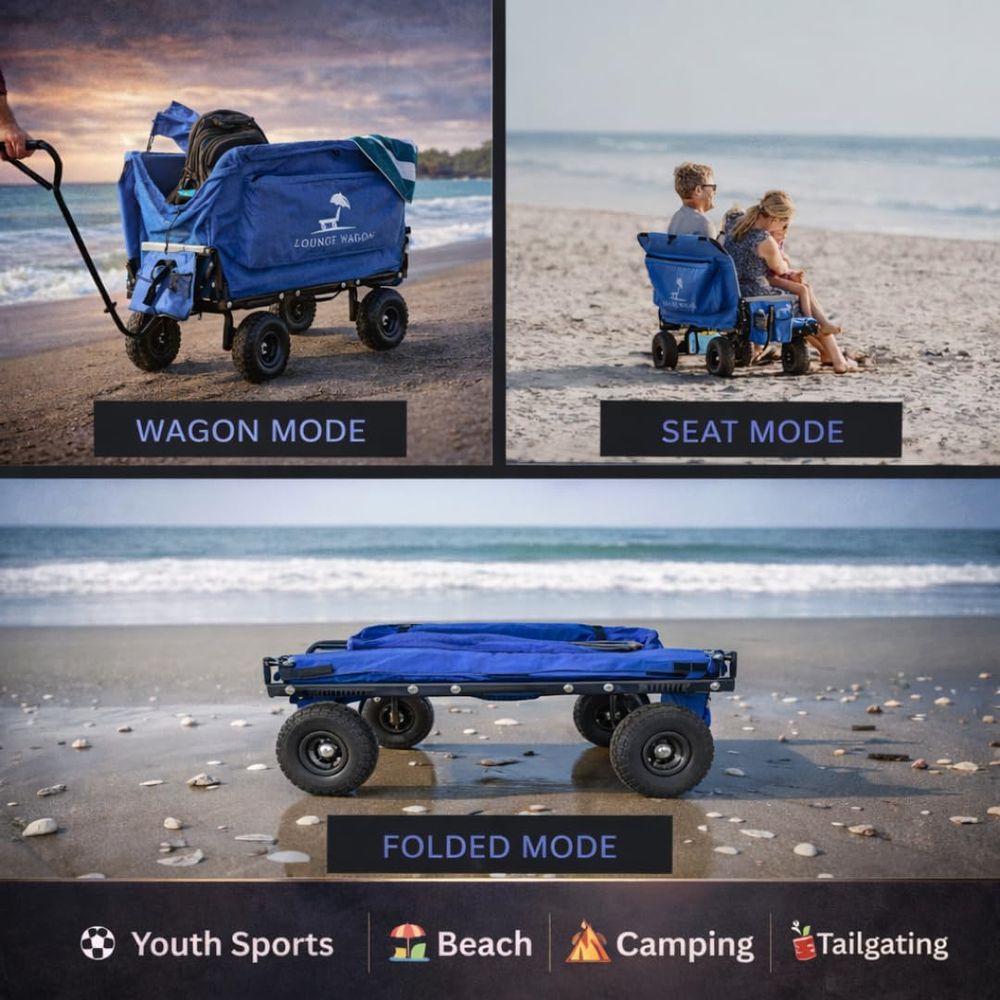 Lounge Wagon 3-in-1 Sports Wag - Outdoor Sports Umbrella recensie en prijs