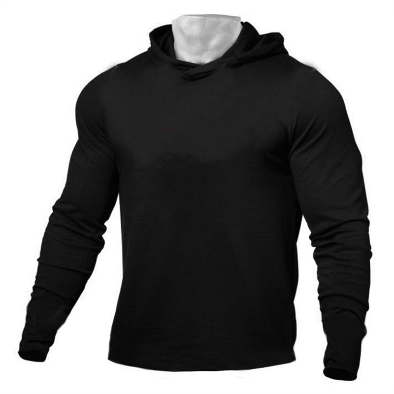Plain Mens Hooded T-shirts Spr - Outdoor Sport Hoodie recensie en prijs