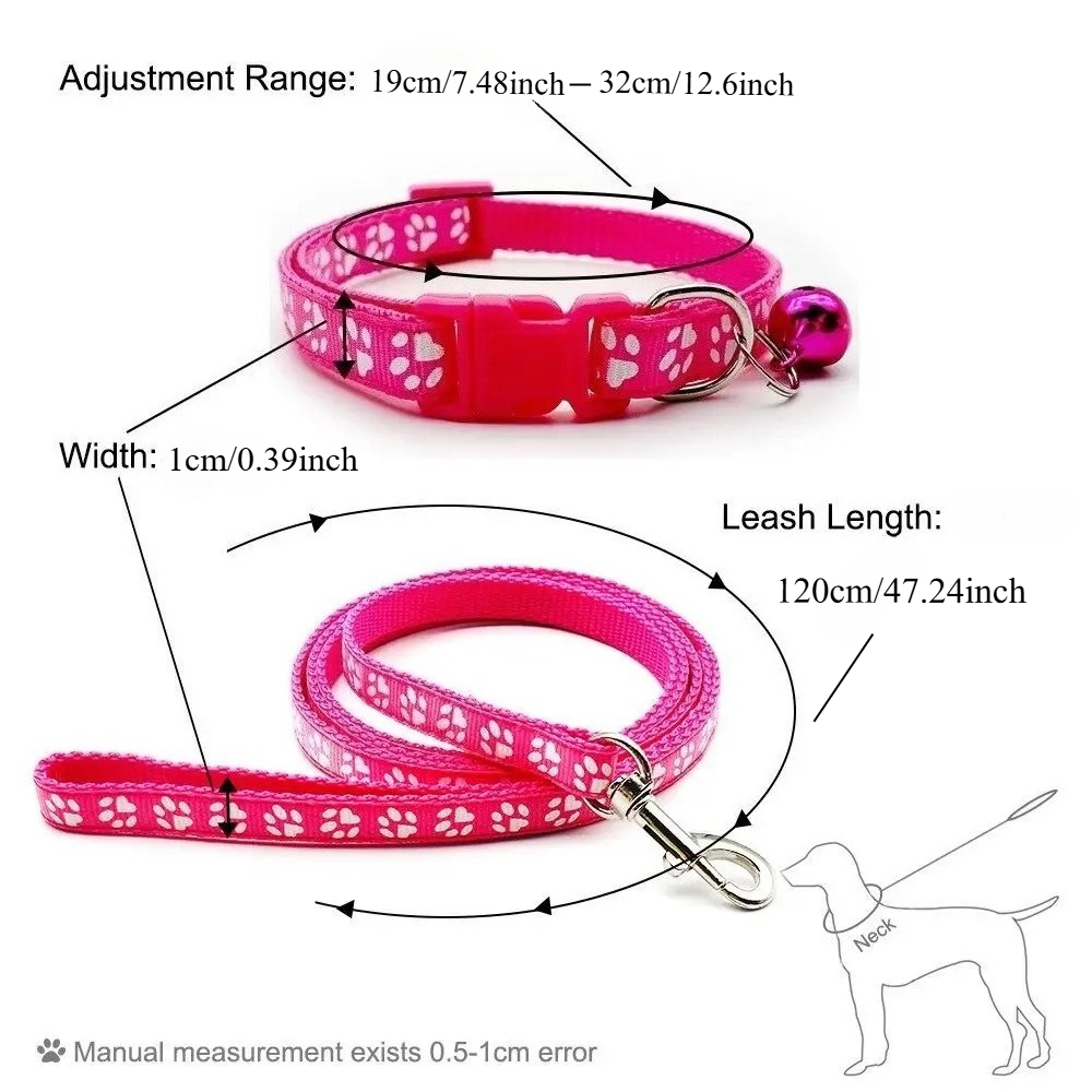 Dog Paw Print Pet Traction Rop - Headcollar Rope Set recensie en prijs