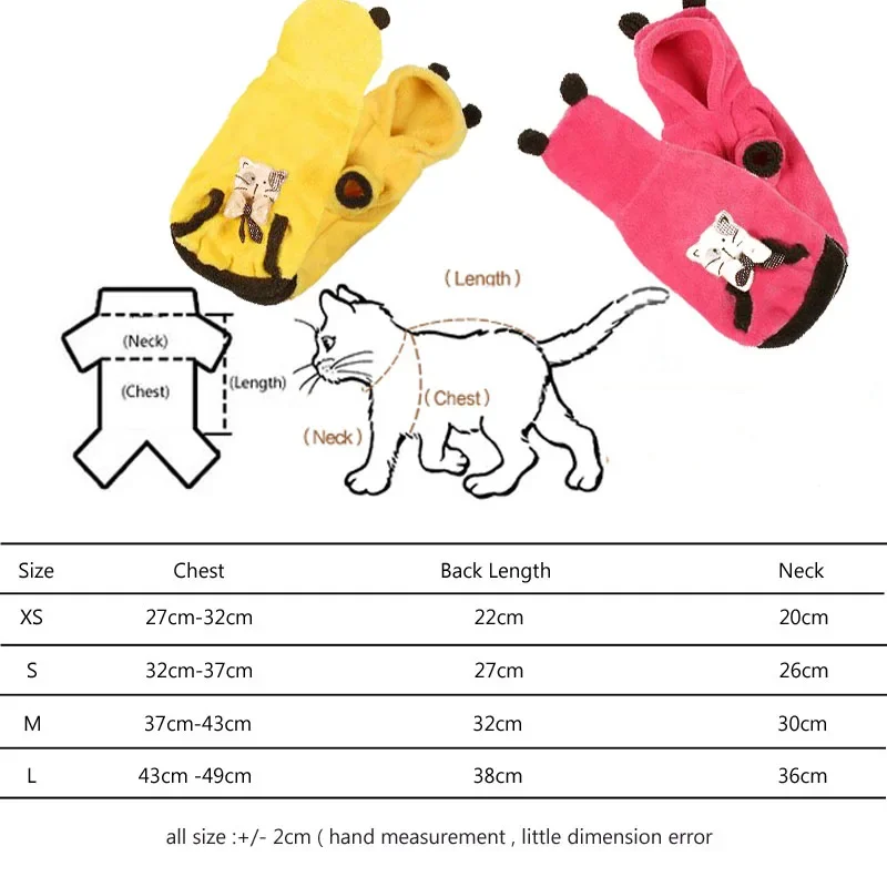 Cat Clothes Warmly Coral Velve - Outdoor Sport Festival recensie en prijs