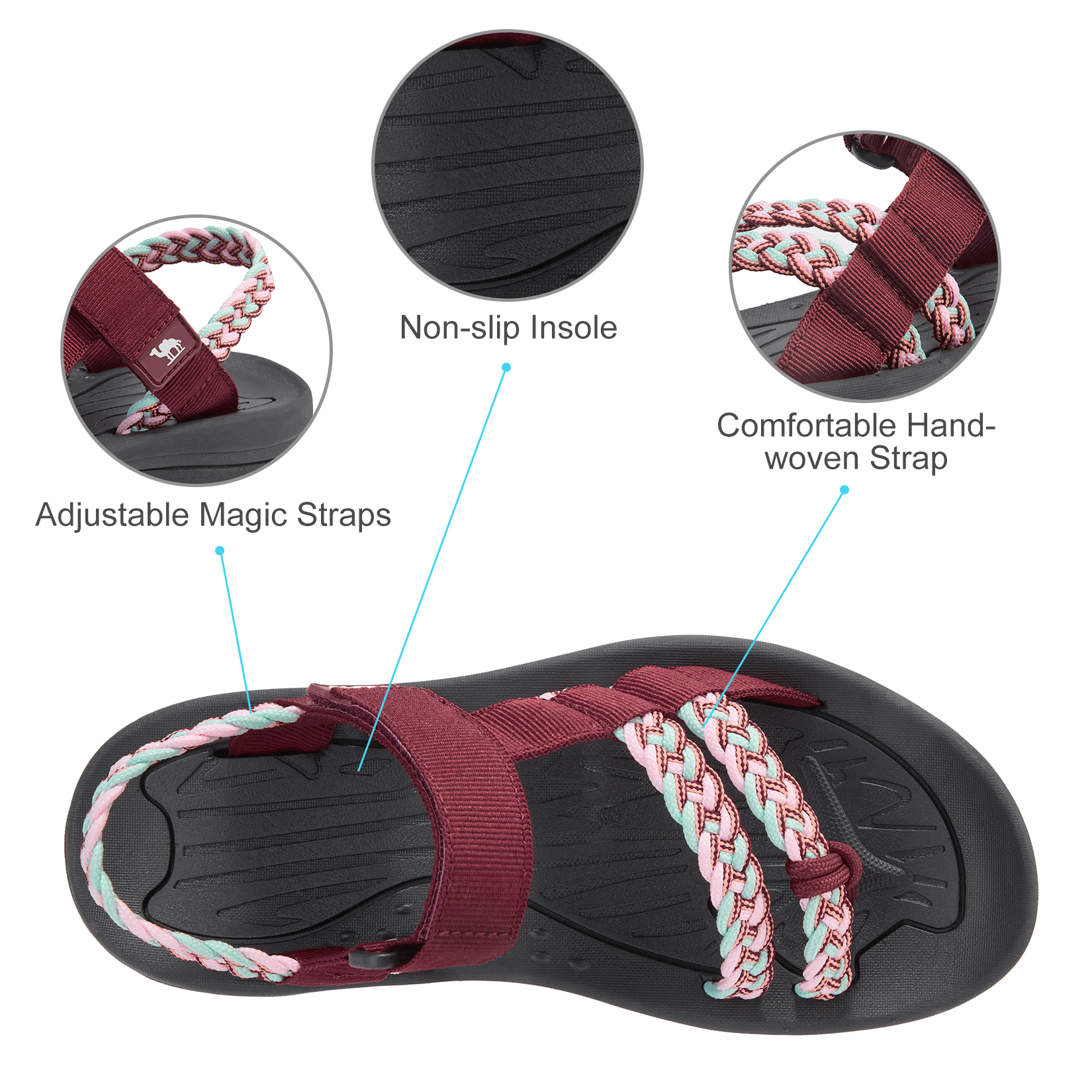 GOLDEN CAMEL Hiking Sandals fo - Outdoor Sport Lights recensie en prijs