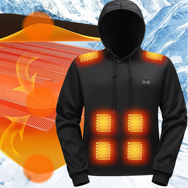 17 Zone Heating Hoodie Sweatsh - Outdoor Sport Hoodie recensie en prijs