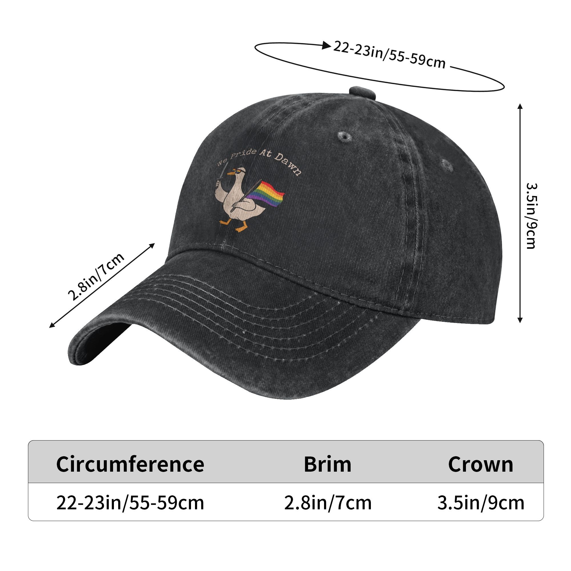 Washed Baseball Cap We Pride A - Outdoor Sport Hat Classic recensie en prijs