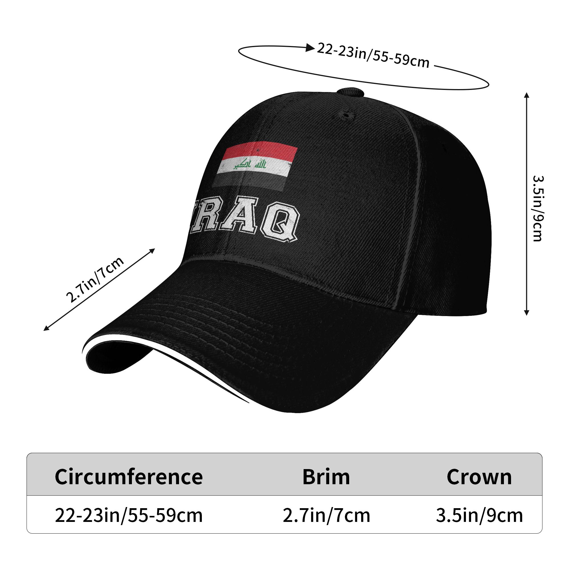 Iraq Flag Baseball Cap  Classi - Outdoor Sport Hat Classic recensie en prijs